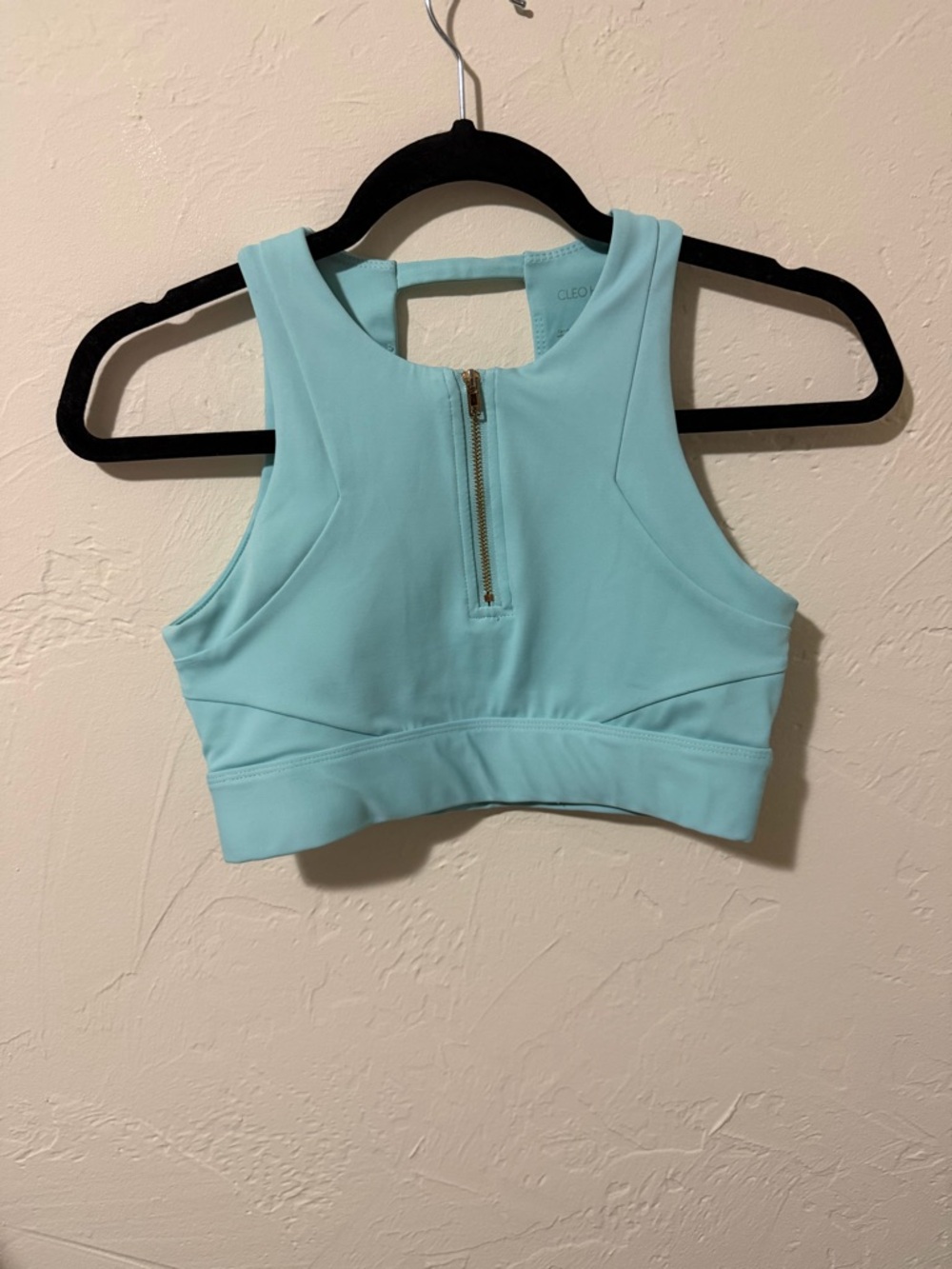 CLEO High-Neck Zip Sports Bra